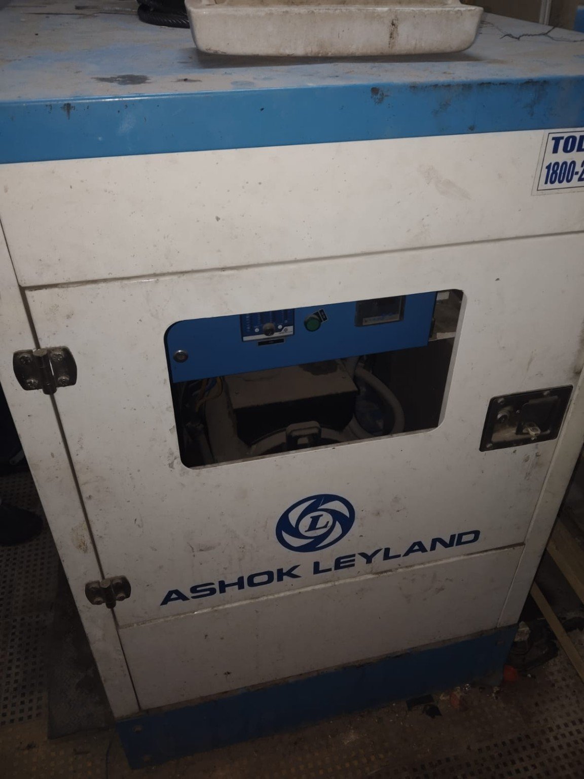 Ashok Leyland DG set – front view