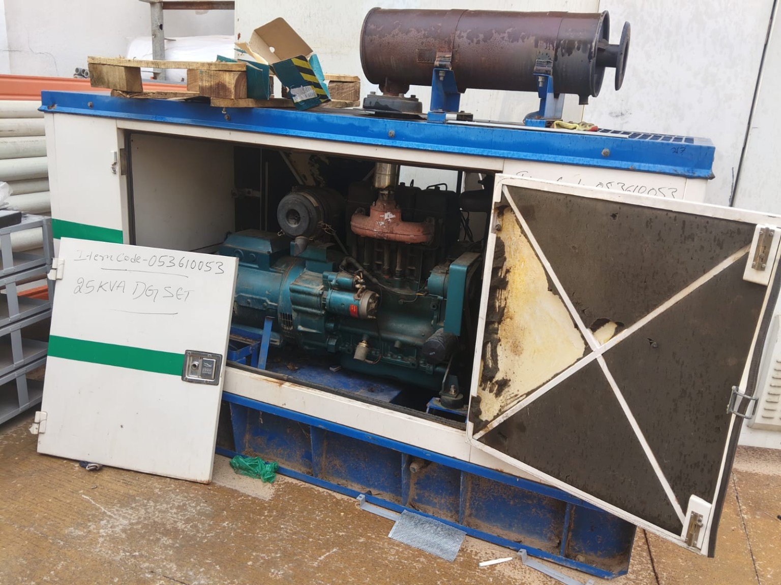 25 KVA open type DG set